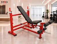 Banc de musculation multifonction réglable MRD-SH46, robuste, avec développeur de jambes pour salle de sport