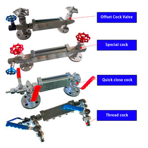 बॉयलर भाप पानी के लिए आवश्यक चिंतनशील उच्च सटीकता ss316/SS304 स्तर गेज मीटर - Product Image 6