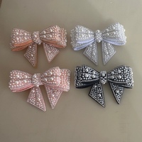 Élégante Broche Nœud Multicolore Scintillante Ornée de Perles et Strass, Ornement de Mode pour Vêtements, Sacs, Chapeaux, Coques de Téléphone Personnalisées