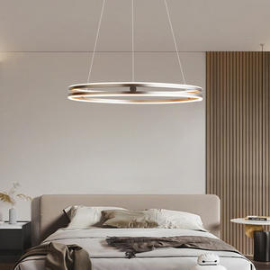 Lámpara Colgante Circular de Lujo de Diseño Italiano Minimalista Nórdico, Altura Ajustable, para Sala de Estar, Dormitorio, Estudio, Comedor - Product Image 2