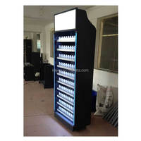 Armoire à cigarettes Led personnalisée, vente en gros, étagère à tabac sur pied, présentoir à cigarettes
