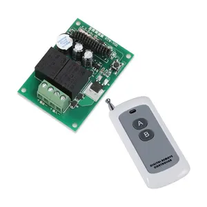 315MHz DC 12V 10A Relay Receiver Module Motor Wireless Remote Control Switch Electric Curtain Remote Forwards Reverse