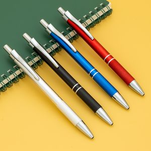 Stylos de surface polie avec logo personnalisé Stylos à bille d'hôtel à <span class=keywords><strong>action</strong></span> de presse pour la publicité <span class=keywords><strong>Encre</strong></span> bleue/noire Pointe de 1.0mm - Product Image 3