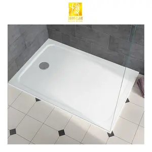 BOTON pietra di quarzo artificiale bagno Base doccia marmo opaco piatto doccia