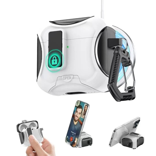 New Shockproof Waterproof TWS Earphones Protective Cover for Airpods Magnetic Automatic Lock Phone Stand Wireless Earbuds Case