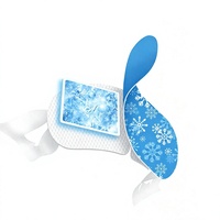 Masque oculaire rafraîchissant instantané en coton pour hydrater et soulager la fatigue oculaire des utilisateurs d'écrans, utilisation nocturne, élastique personnalisé