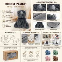 Boneka Plush Kustom Berkualitas Tinggi, Hewan Boneka Lembut Beraroma, Hadiah Promosi untuk Anak, Dapat Disesuaikan, Mainan Grosir