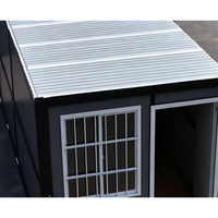 Bâtiment de bureau modulaire pliable en acier contemporain, cabines de jardin pour hôtels, hôpitaux, écoles, mini-maisons pliables modulaires