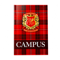 Cahier d'exercices personnalisé 250x180mm, reliure agrafée, ligné, avec marge pour liste de points à vérifier, cahier d'écriture pour étudiants imprimé OEM