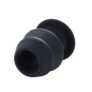 Tapón Anal de silicona negra, juguetes de diferentes tamaños, Base redonda, tapón Anal hueco, productos sexuales para adultos - Product Image 2