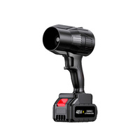Souffleur sans fil rechargeable au lithium-ion à flux d'air puissant et robuste pour l'élimination de la poussière et des feuilles dans les jardins et les cours
