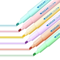 CANIA Offre Spéciale – Marqueurs permanents à double pointe à base d'alcool, 12 couleurs, haute qualité, pointe pinceau oblique, logo personnalisé, pour dessin artistique