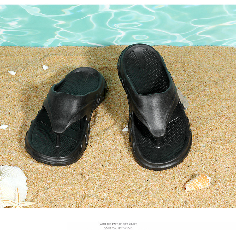 Summer Beach Slippers Flat Men Flip Flop Slippers Large Size EVA Boys Filpflops Wholesale