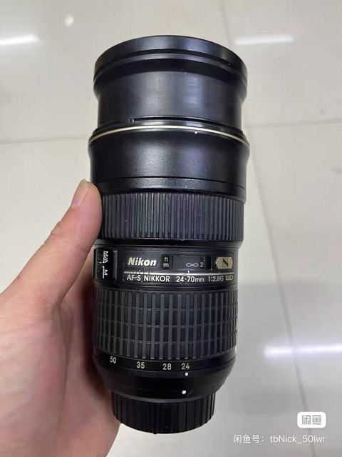 Lens 24-70mm F2.8  High Quality Original Second Hand Used Brand Camera HD Anti-shake Lens