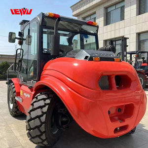 Pan Sea Fabrikpreis 3 Tonnen Diesel-Gabelstapler 4x4 4WD CE ISO Zuverlässige Leistung Diesel-Teleskop-Gabelstapler-Kran - Product Image 5