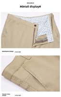 Pantalon de Costume Homme Formel Extensible Coupe Slim Droite pour Bureau – Tissu Sergé Coton Élasthanne – Prix Abordable