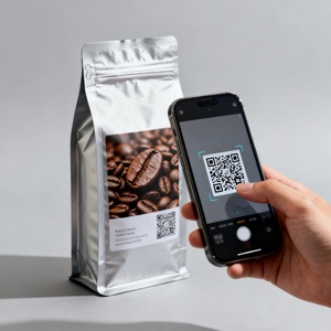 Bolsas de Embalaje Personalizadas con Código QR para Protección de Marca, Anti-Falsificación y Rastreo, para Alimentos, Café y Aperitivos - Product Image 3