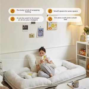 Divano pigro a forma di cuccia adatto per sdraiarsi e dormire singolo Tatami pieghevole poltrona singolo balcone camera da letto divano letto - Product Image 3