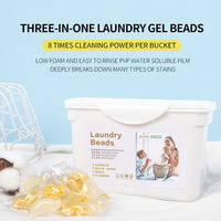 3 en 1 Détergent à lessive capsule dosettes vêtements vêtements lavage liquide savon détergent perles pour peau sensible arôme parfait