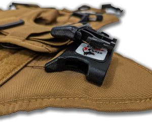 Échantillon gratuit de gilet tactique réglable pour grand chien avec boucle en métal pour la randonnée, l'entraînement, harnais tactique pour chien avec poignée - Product Image 2