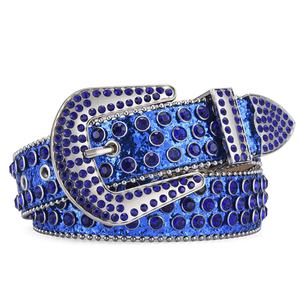 Ceinture large réglable Y2K Punk Rock avec clous en strass, en similicuir clouté, ceinture tendance unisexe pour hommes et femmes - Product Image 3
