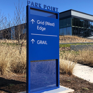 Señalización Direccional Exterior Independiente Personalizada, Señalización de Orientación, Letrero Tipo Pylon para Hospital, Estacionamiento, Garaje - Product Image 4