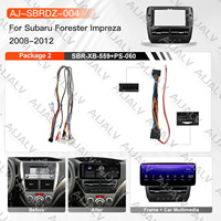 Kit de Marco para Reproductor de DVD y Audio para Auto con Pantalla Táctil de 12.3 Pulgadas para Subaru Forester Impreza 2008-2012 con CarPlay Inalámbrico y Radio para Auto