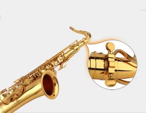 Clé en laiton Saxophone ténor Sib couleur or saxophone ténor laqué vente en gros - Product Image 3