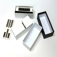 Benutzerdefiniertes Logo Premium Matte Harte Starre Deckel-Boden-Papierbox für Elektronikgeräte-Verpackung