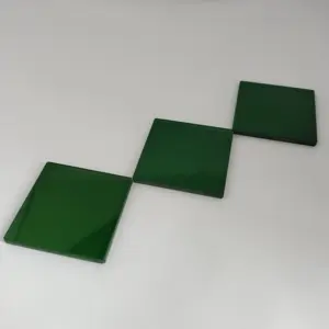 Vetro verde di colore ottico per macchina medica