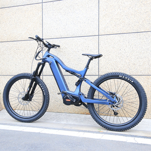 Vélo électrique Bafang M620 1000w <span class=keywords><strong>9</strong></span> vitesses, VTT à moteur central, suspension intégrale, 48v, cadre en fibre de carbone - Product Image 1