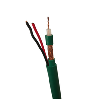 Câble coaxial d'alimentation pour caméra CCTV RG59 + 2 cœurs 75 ohms