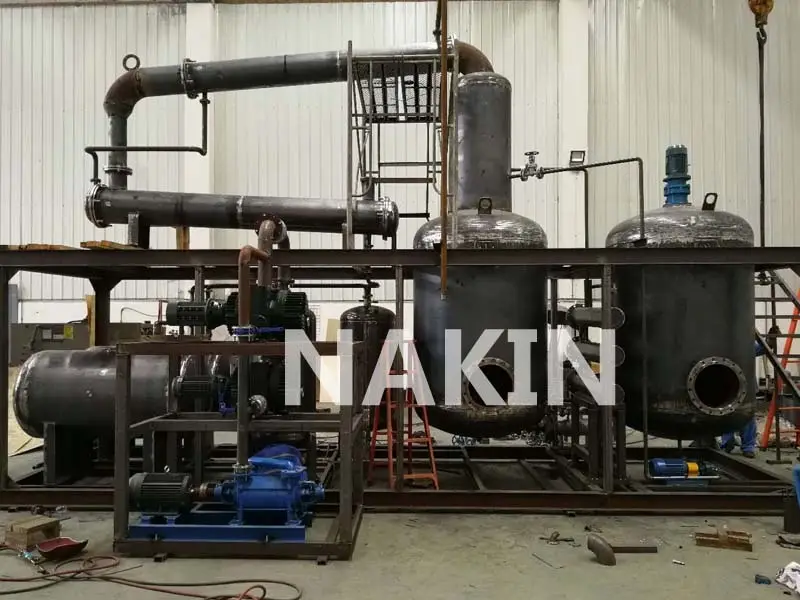 Crude oil refining  used oil refinery machine