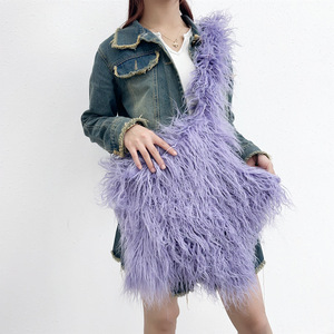 Dropshipping Nouveaux sacs en <span class=keywords><strong>fourrure</strong></span> Sac à main en cuir végétalien pour femmes Sac à bandoulière étoile de Chine Sacs à main de luxe pour femmes - Product Image 5