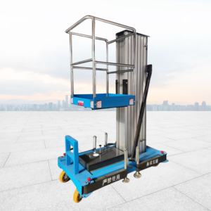 Nueva plataforma aérea de 4-18m, 6m, 8m, 10m, 12m, <span class=keywords><strong>14m</strong></span>, elevador eléctrico de aluminio móvil Skylift, elevador de tijera hidráulico para andamios - Product Image 3