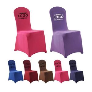 Housses de chaise sur mesure, housses de chaise de salle à manger personnalisées, housses de chaise de mariage en spandex blanc - Product Image 1