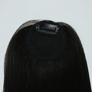 Extensiones <span class=keywords><strong>de</strong></span> <span class=keywords><strong>Cabello</strong></span> con flequillo <span class=keywords><strong>de</strong></span> aire para mujer, <span class=keywords><strong>cabello</strong></span> <span class=keywords><strong>natural</strong></span> 100% humano hecho a mano con clip, con <span class=keywords><strong>flecos</strong></span>, venta al por mayor - Product Image 4
