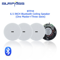 BTF44 SURPASS ensemble de haut-parleurs de plafond actifs sans cadre Blue-tooth 6.5 pouces système Audio domestique haut-parleur de plafond 1 haut-parleur principal 3 haut-parleurs esclaves