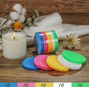 Spugna facciale in cellulosa compressa per la pulizia profonda del viso - Product Image 4