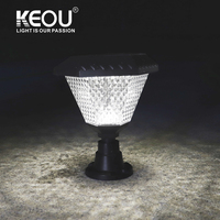 KEOU IP65-Lampe solaire de jardin étanche, pour porte d'entrée, cour, garage, jardin