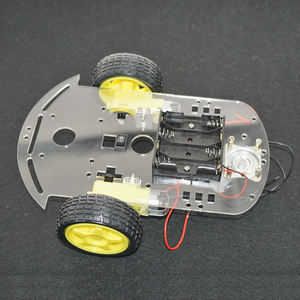OKY5032 2WD Smart Car Chassis Kit DIY Parts with <b>Battery</b> Box Motor for Programming Learning - Product Image 6