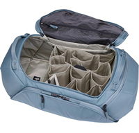 Sac de voyage pour vélo 55L, sac de voyage pour équipement de cyclisme avec compartiment pour chaussures, poche pour casque, sac de voyage pour vélo en polyester 600D durable