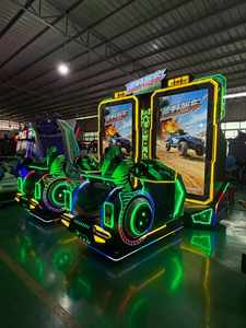 Machine d'arcade simulateur de course à double écran vertical de 75 pouces pour deux joueurs, machine à fort potentiel de revenus - Product Image 2