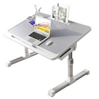 Table de chevet pliable et réglable en hauteur pour chambre d'enfant, bureau d'étude à domicile pour élèves du primaire, bureau d'ordinateur pour baie vitrée