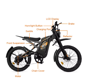 Bicicleta Eléctrica Potente GT2000 48V 2000W 30AH 60KM.H para Adultos, Disponible en la UE, EE. UU. y Australia - Product Image 4