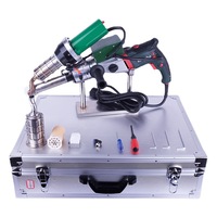 BESITIGER Nouvelle machine de soudage par extrusion automatique pour géomembrane HDPE, pistolet de soudage avec baguette de soudage, soudeuses MIG 1300W
