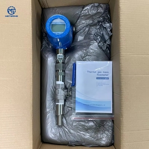 เครื่องวัดอัตราการไหลของก๊าซ/อากาศแบบดิจิตอลชนิดแทรก วัสดุ SS316 Hastelloy ความแม่นยำ +/-1.5% พร้อมคู่มือการใช้งานแบบ OEM และใบรับรอง - Product Image 1