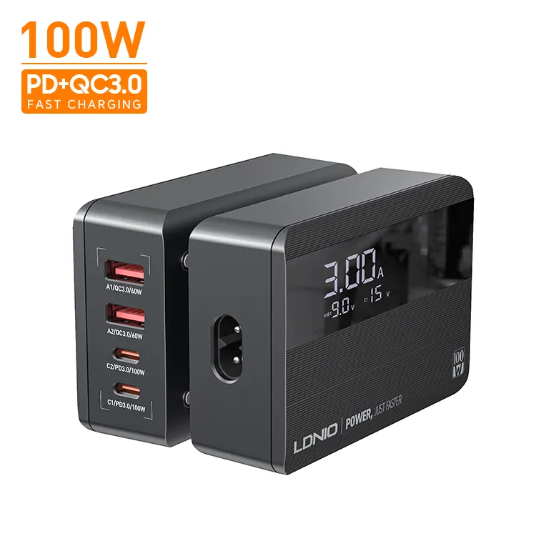 LDMIO 100W GaN caricabatteria USB tipo C PD mini pd telefono cellulare caricabatterie veloce per telefono