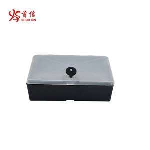 Station d'appât réutilisable pour <span class=keywords><strong>souris</strong></span>, respectueuse de l'environnement, pour extérieur, en ABS, boîte à appât pour rongeurs vivants - Product Image 3