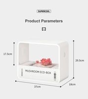 Minuterie automatique Système de plantation de champignons intelligent Kit de culture de champignons avec pompe intelligente Mini serre intelligente de champignons